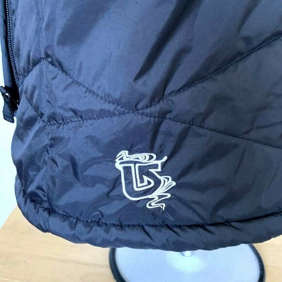 Womens Burton Jacket Large Black Snowboarding Ski Zip Up Hooded - Picture 3 of 10